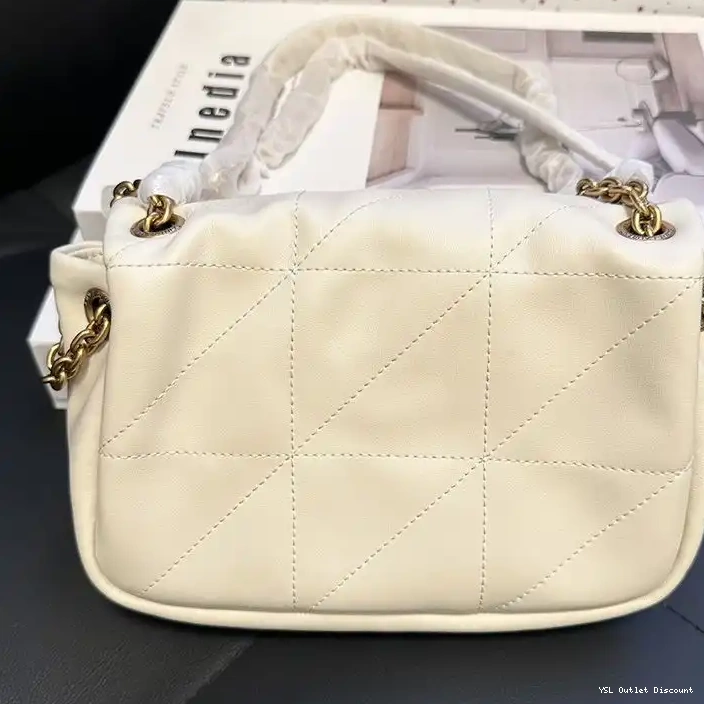 CHEAP Bag Jamie Lambskin White Gold Mini In 4.3 Saint Laurent 0220