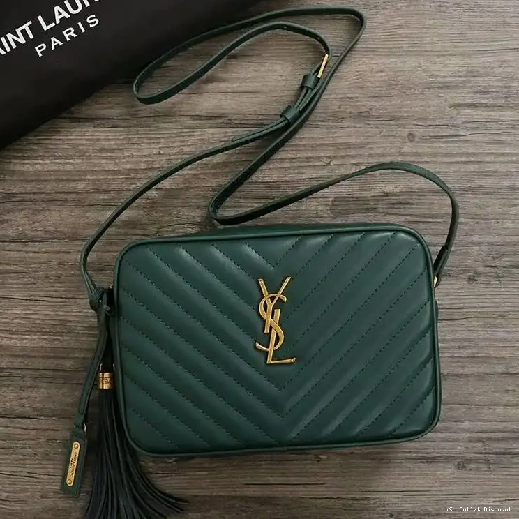 CHEAP Camera Green In Leather Gold Lou Matelasse Saint Bag Laurent 0210