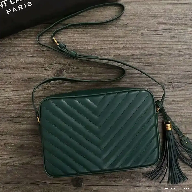 CHEAP Camera Green In Leather Gold Lou Matelasse Saint Bag Laurent 0210