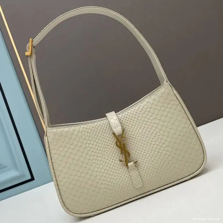 CHEAP Hobo In A Saint Python White Laurent Bag Leather 7 Le Gold 5 0223