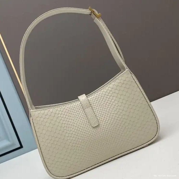 CHEAP Hobo In A Saint Python White Laurent Bag Leather 7 Le Gold 5 0223