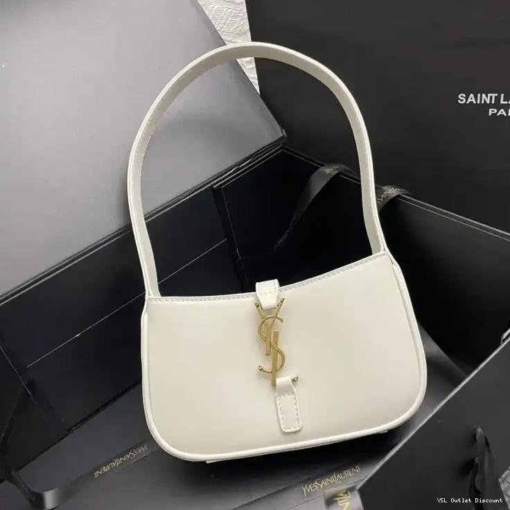 CHEAP White 7 Saint 5 Le Leather Mini In Laurent Bag Gold Smooth A Hobo 0210